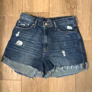 AERO High Rise Curvy Mom Short